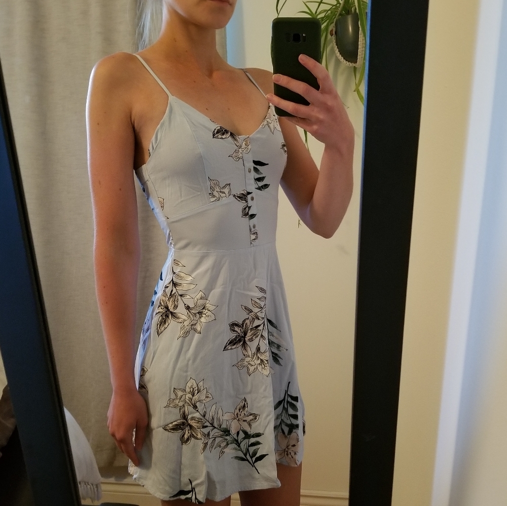 XS Dynamite floral print mini dress - Picture 5 of 5